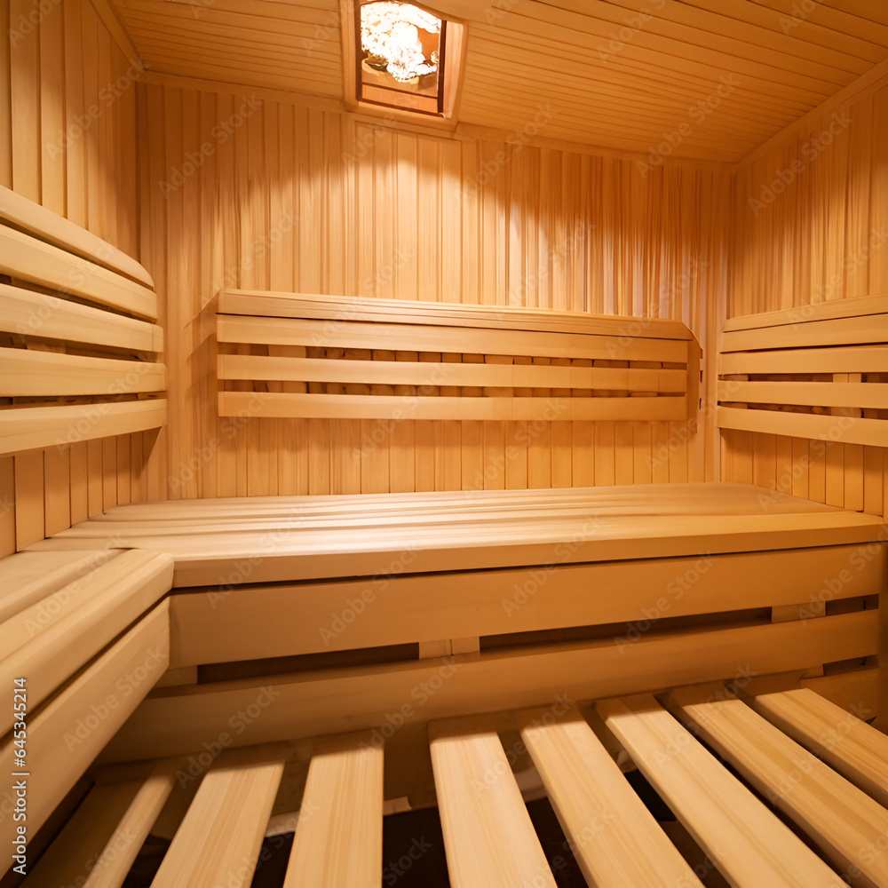 interior of sauna interior of sauna