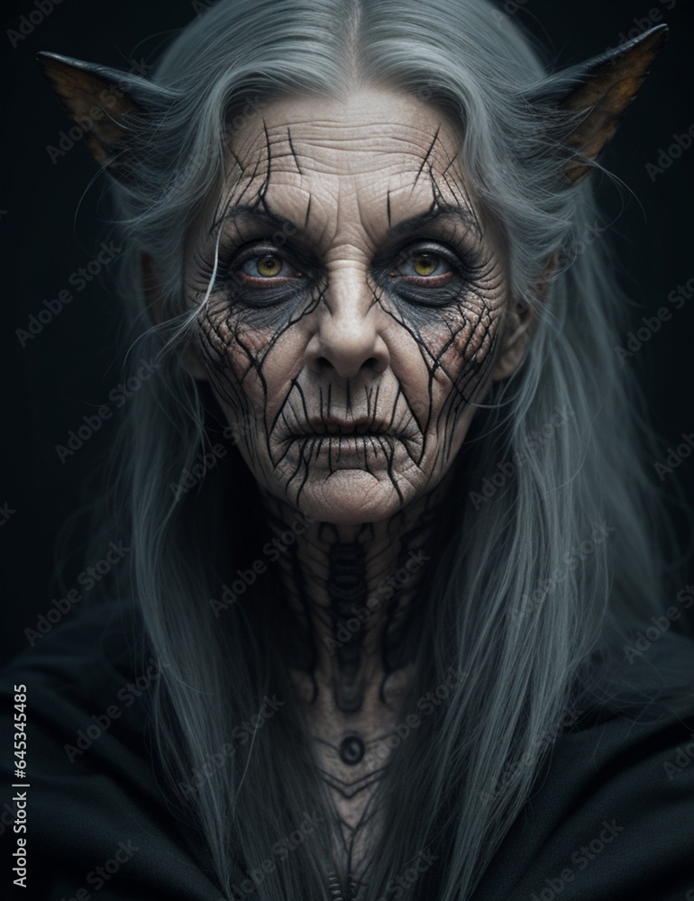 face of a scary halloween zombie face of a scary halloween zombie
