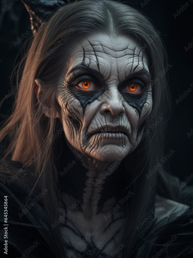 portrait of a halloween witch portrait of a halloween witch
