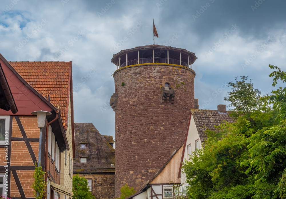 Φωτογραφία Ruins of the Trendelburg castle, in the Wester Mountains near Kassel, Hessen, Central Germany