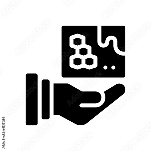 honeycomb glyph icon