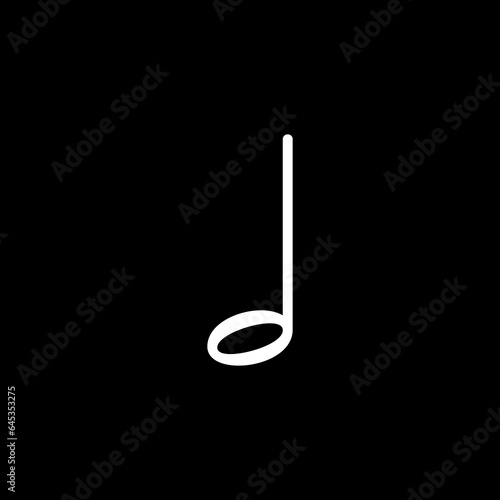 Musical Notation Sign Theory, Musical Key Icon Symbol, can use for Art Illustration, Pictogram, Website, Musical Poster or Graphic Design Element. Vector Illustration