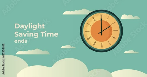 Set the clock to daylight saving time ends. Fnimation 4k with message
