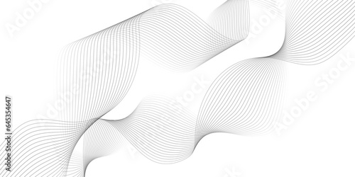  Abstract grey white wave lines dynamic flowing colorful light isolated background. illustration design element in concept of music, party, technology, modern, wallpaper, business card, banner, flyers