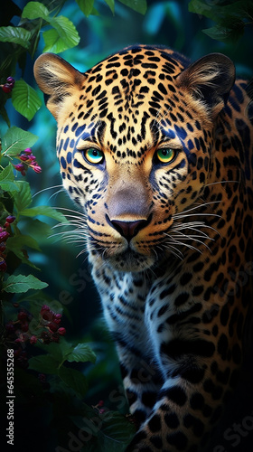 leopardo em habitat natural 