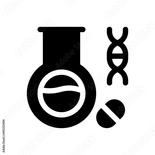 flasks glyph icon