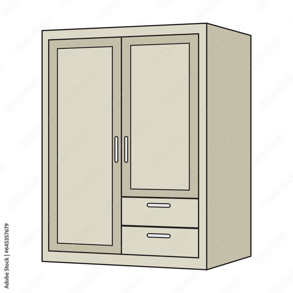 wardrobe vector illustration wardrobe vector illustration