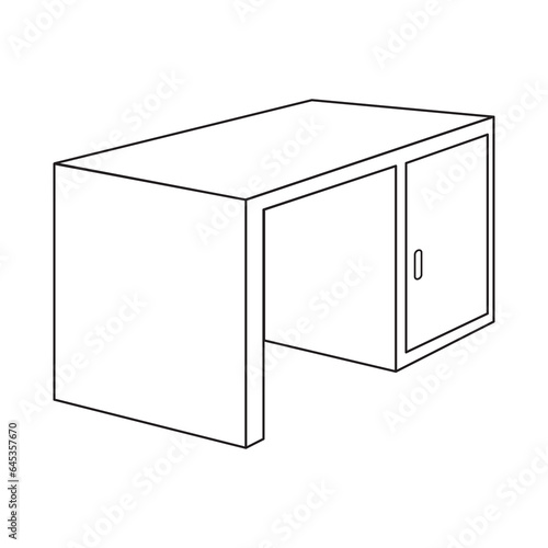 table line vector illustration