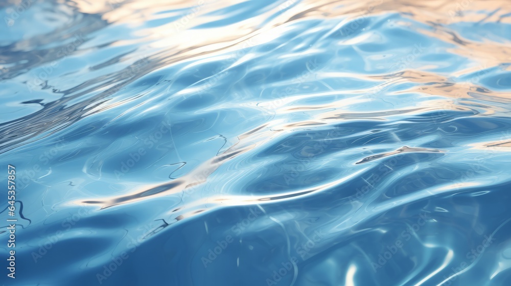 The shimmering and reflective surface of a serene body of water The shimmering and reflective surface of a serene body of water