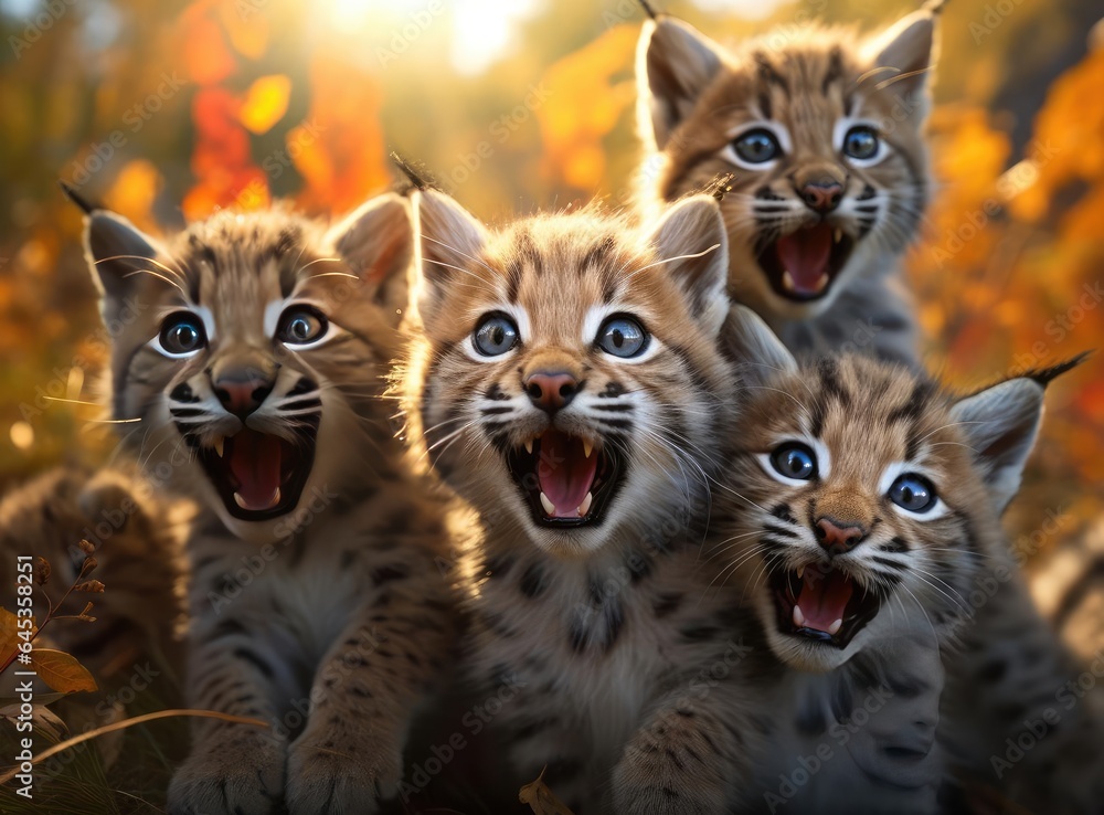 A group of lynxes