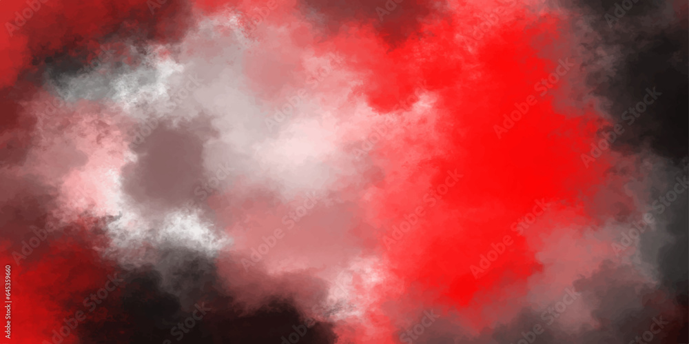 Abstract grey and red Smoke Background Abstract Colorful Smoke In watercolour background with smoke effect with fog clouds Background .Pink sky with beautiful natural white clouds.