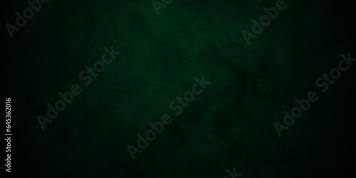 Grunge Stone green black texture background. Dark green and black cement, concrete grunge. Tile gray, Marble pattern, Wall black background. Empty black green concrete stone surface texture.