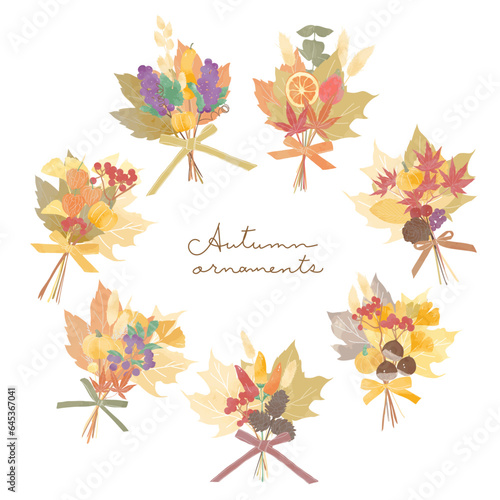 秋のナチュラルオーナメント