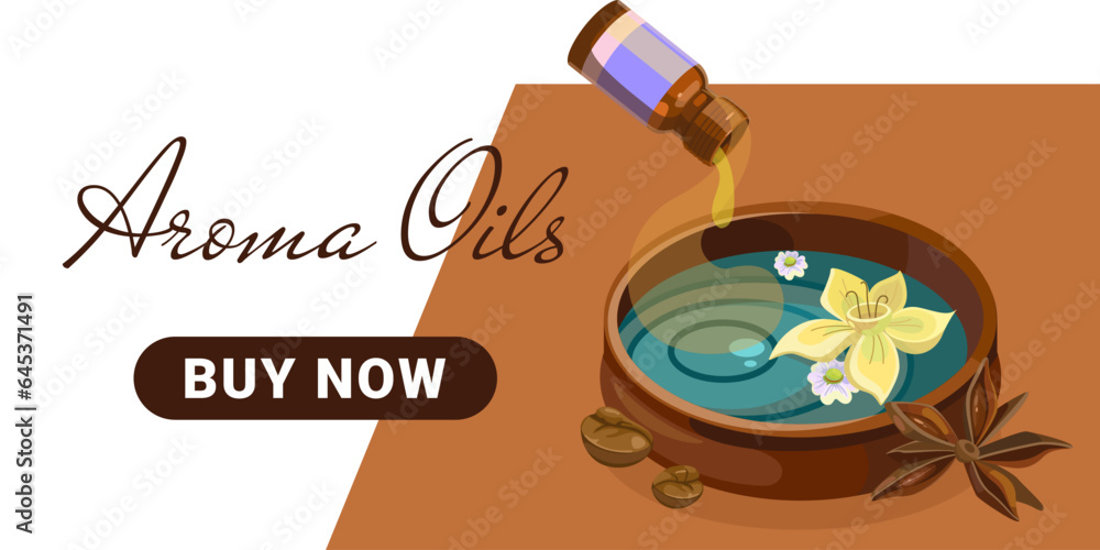 Landing page or Banner for Aromatherapy