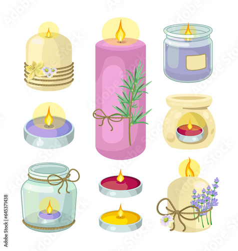 Collection of Illustration of Aromatic Candles