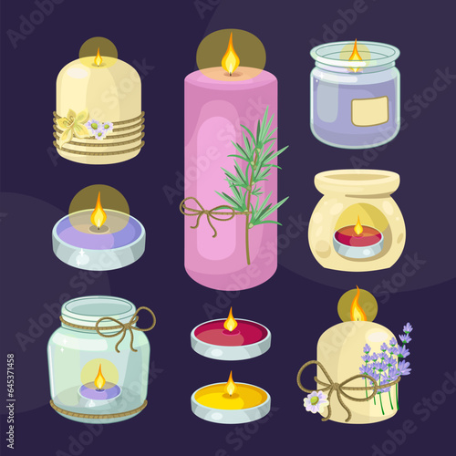 Collection of Illustration of Aromatic Candles