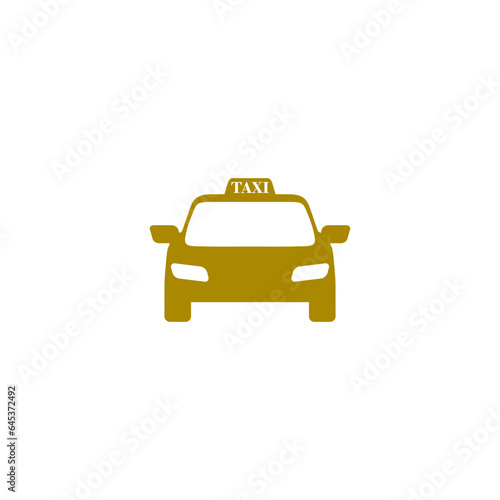 Taxi car icon. Taxi car icon for web design isolated on white background