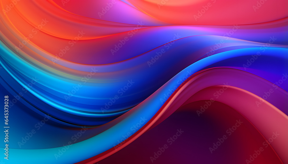 A neon wave gradient background A neon wave gradient background