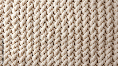 background of a beige knitted fabric
