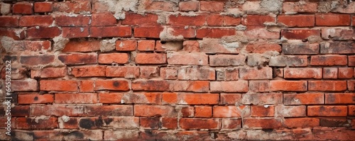 dark red brick wall texture generative AI