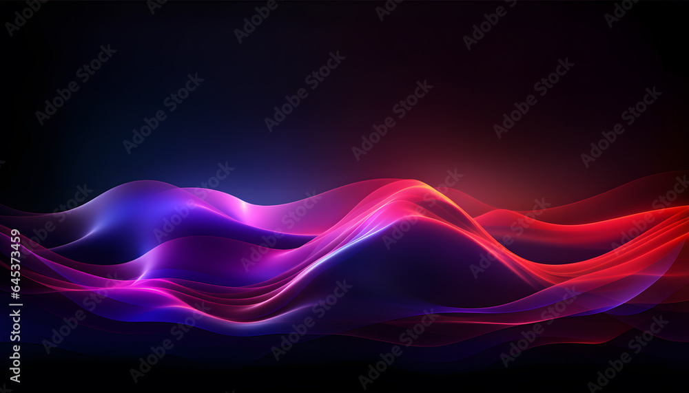 An abstract wave neon gradient background An abstract wave neon gradient background
