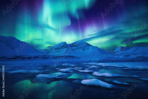 A Spectral Symphony: Northern Lights Dance © Andrii 