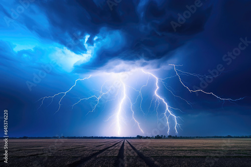 Split-Second Beauty: Lightning in the Storm