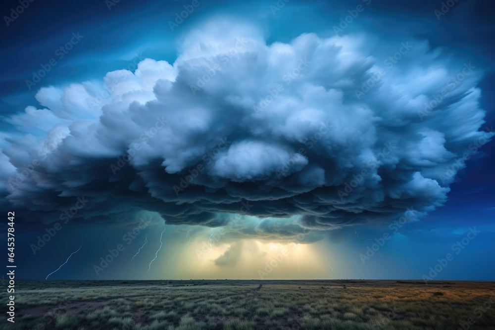 Tempestuous Beauty: Thunderstorm Horizon