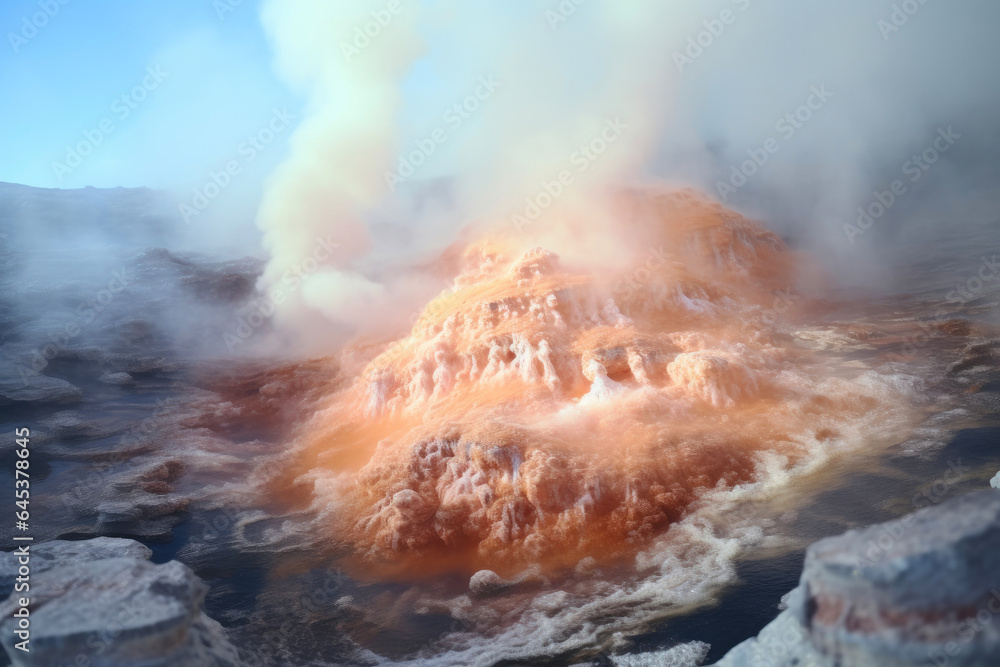 Nature's Steamy Spectacle: Geysers Up Close