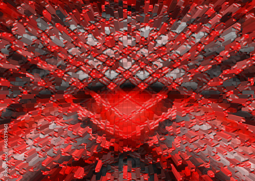 shades of red diagonal pattern on a grey background