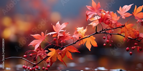 Nice background for autumn and fall concept. Generative AI