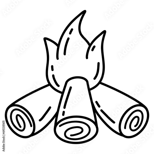 flame firewood bonfire