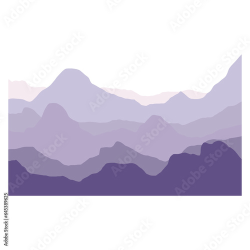 Fototapeta Naklejka Na Ścianę i Meble -  Mountain layers landscape 