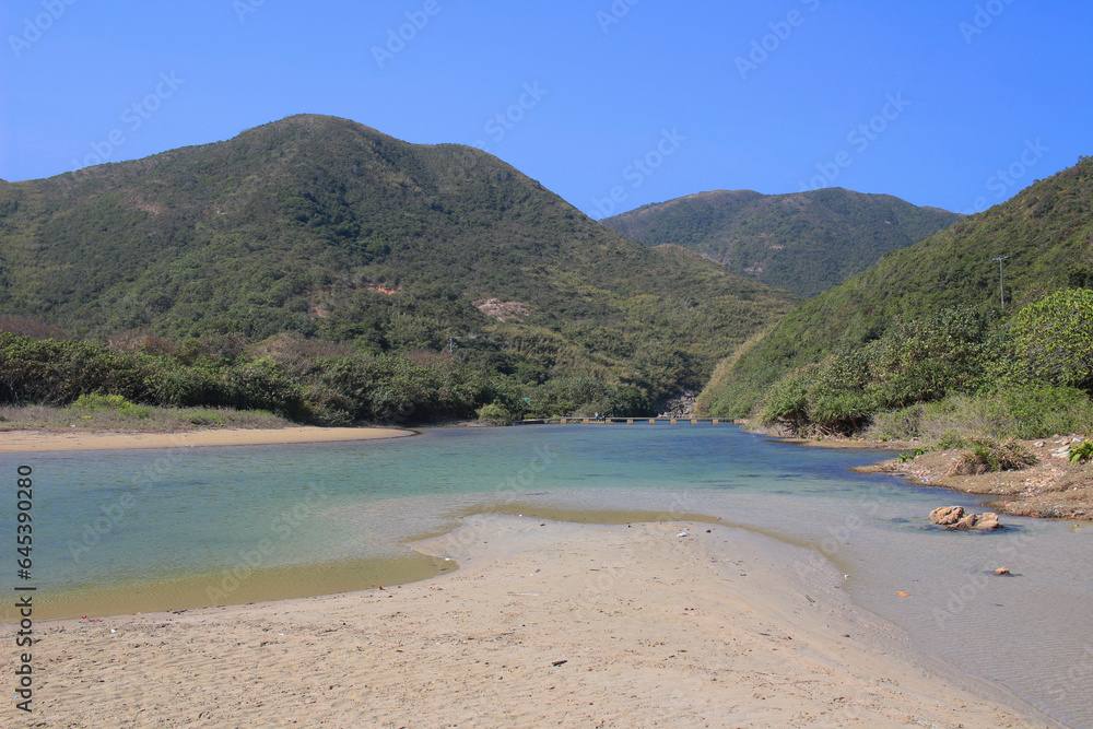 Jan 3 2015 a landscape of sai wan, sai kung, hong kong, Jan 3 2015 a landscape of sai wan, sai kung, hong kong,