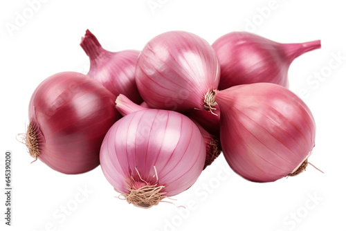 Shallot Isolated on transparent Background. Generative Ai.