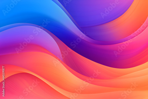Vibrant neon gradient in an abstract backdrop background