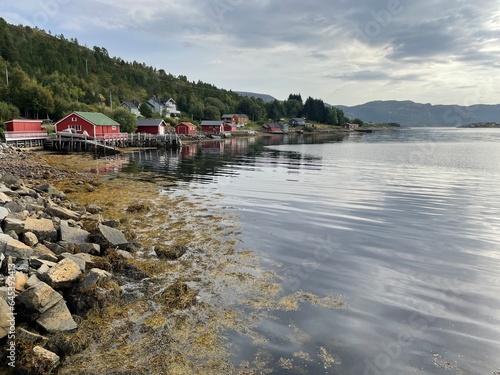 fishing village on the lake