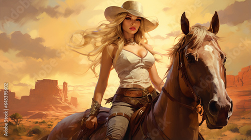 passeio garota pinup beleza cowgirl fazenda © Alexandre