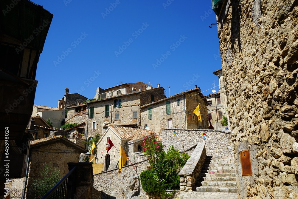 Roccantica village, Rieti, Lazio, Italy
