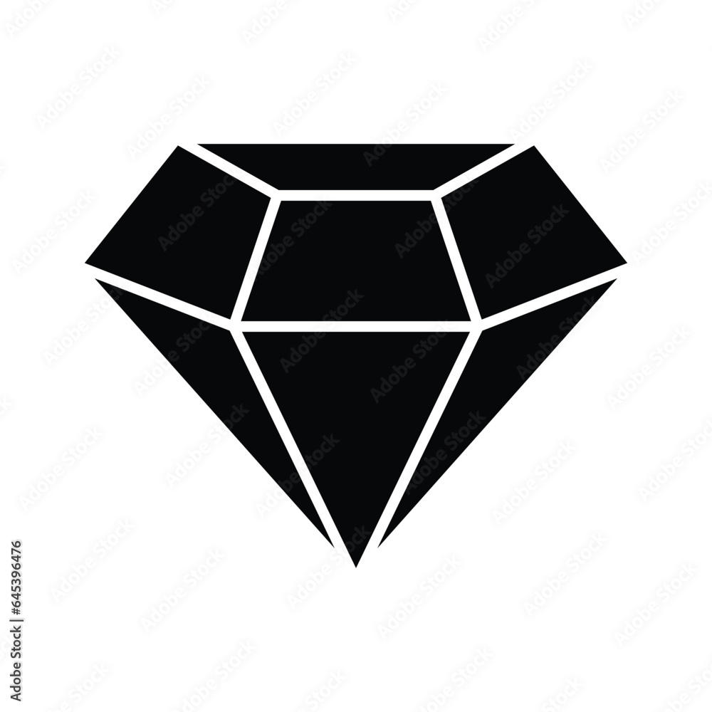 Diamond icon vector on trendy design Diamond icon vector on trendy design