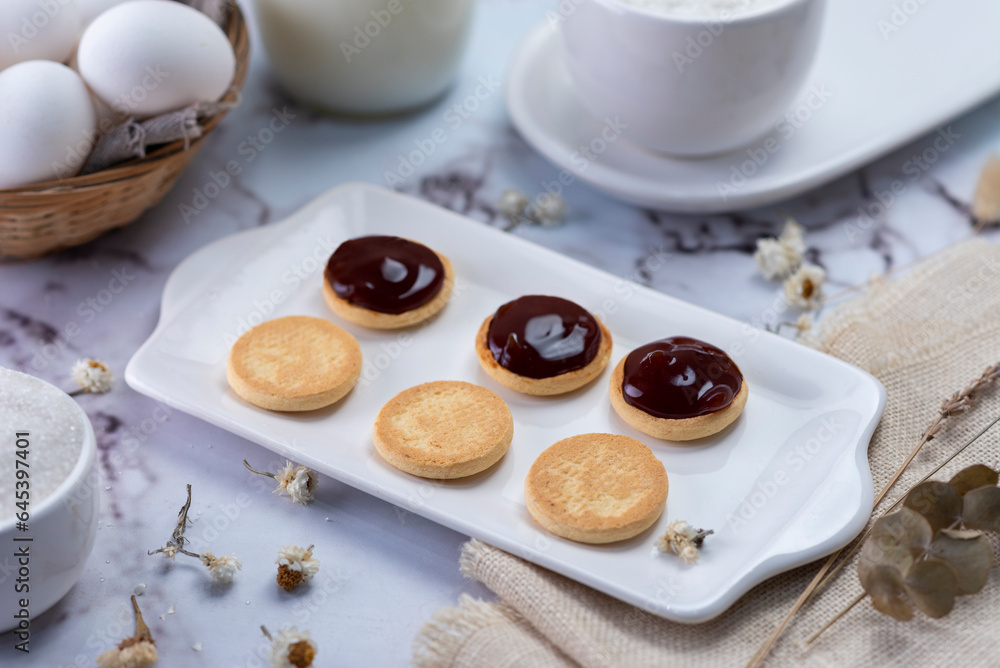 custom made wallpaper toronto digitalprocess of assembling tapas and cornstarch alfajores with dulce de leche and coconut with milk eggs sugar everything with white bajilla