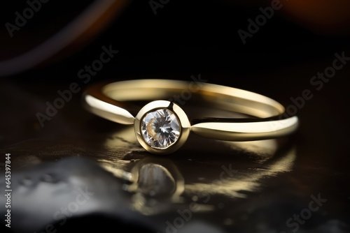 designer white gold ring jewel photography for special event generative ai