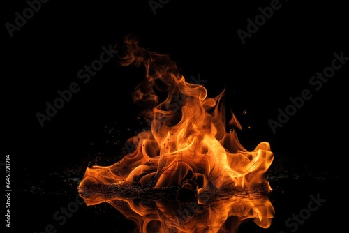 abstract fire and smoke explosion texture background generative ai © Align
