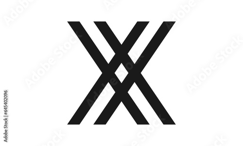 Letter X Logo Template Design
