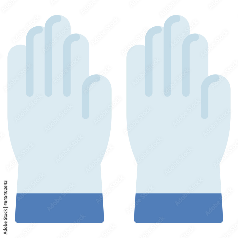 Fototapeta premium Medical Gloves Icon