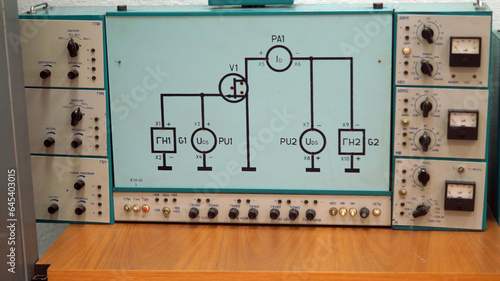 Relays and equipment on the railway. Khabarovsk Technical School of Railway Transport. photo