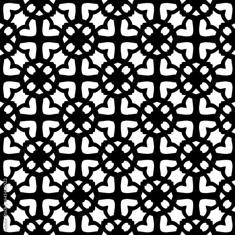 White background with black pattern. Seamless texture for fashion, textile design, on wall paper, wrapping paper, fabrics and home decor. Simple repeat pattern. White background with black pattern. Seamless texture for fashion, textile design, on wall paper, wrapping paper, fabrics and home decor. Simple repeat pattern.
