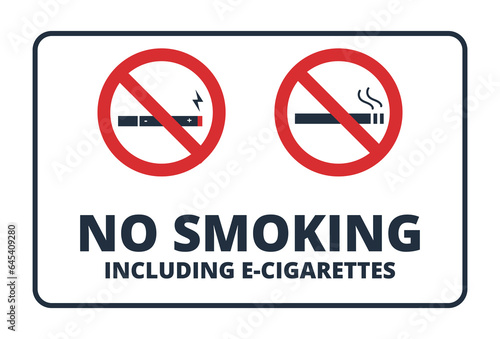No Smoking E Cigarret Symbol
