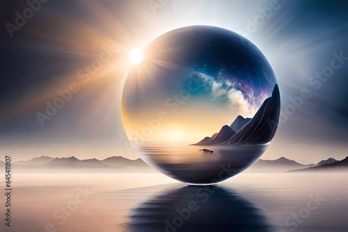 sunrise over the ocean