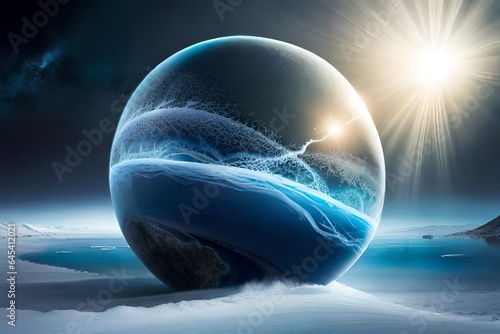 planet in space